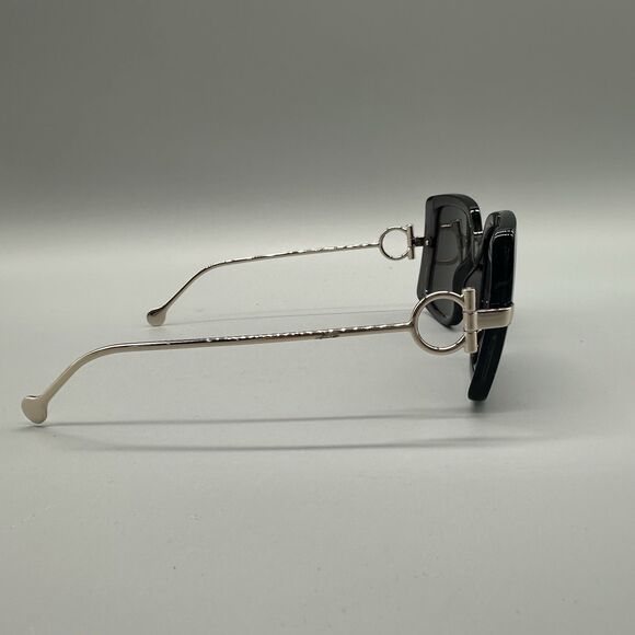 Salvatore Ferragamo Sunglasses SF913S 057 Black Square Oversized 55-18-140 - Picture 4 of 11